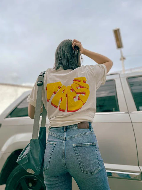 Camiseta Oversized Fresh Hueso