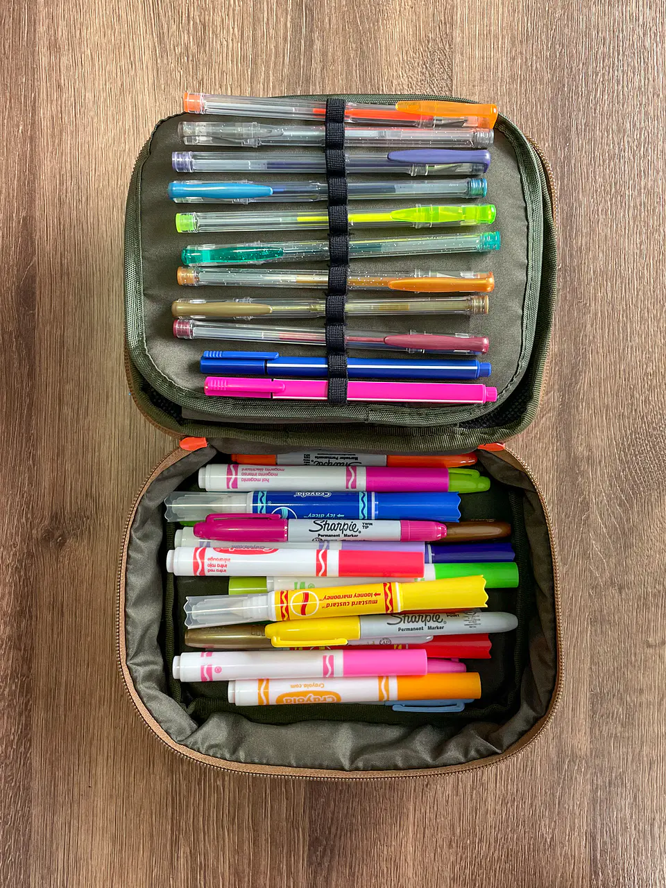 Organizador de Lapiceros Verde 3