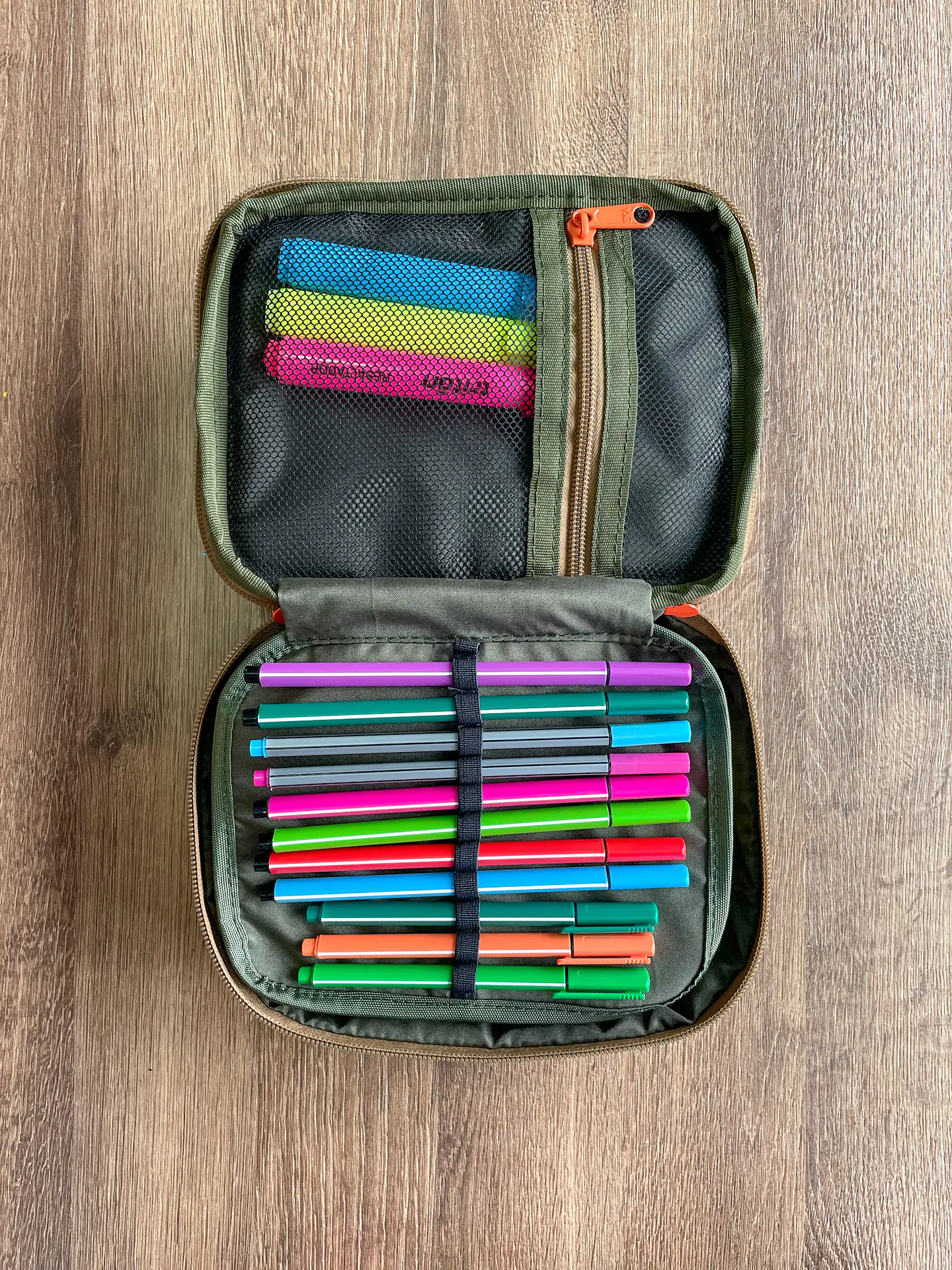 Organizador de Lapiceros Verde 4