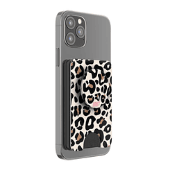PopWallet para MagSafe Nude Leopard