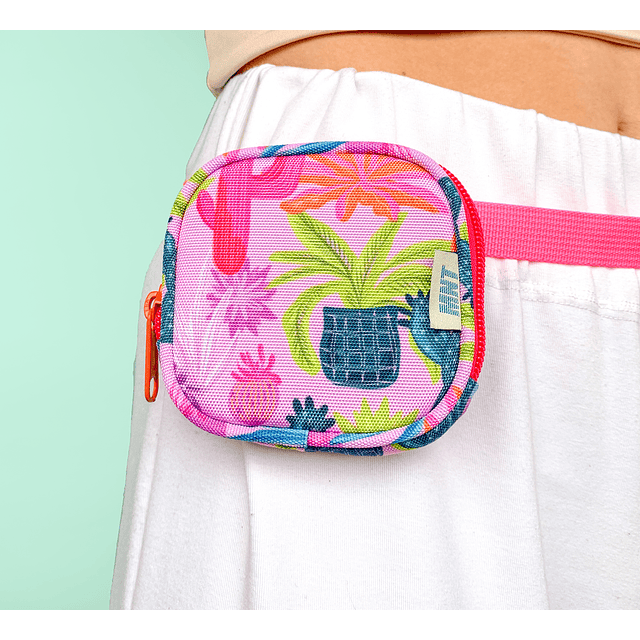 Portacables Abullonado / Mini Holder Pink Cactus