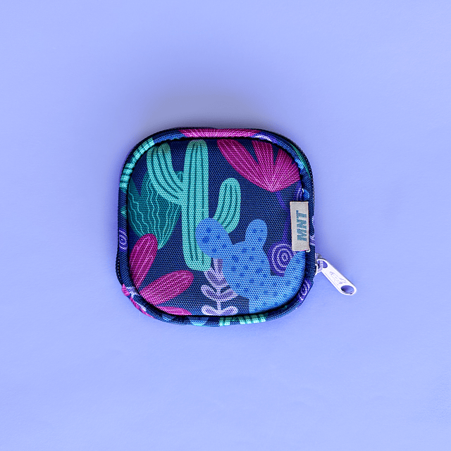 Portacables Abullonado / Mini Holder Cactus Morado