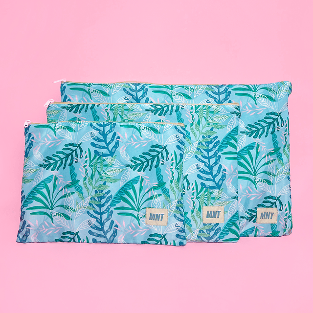 Kit Bolsas Viajeras Turquoise (Bolsa Viajera Pequeña Turquoise GRATIS)