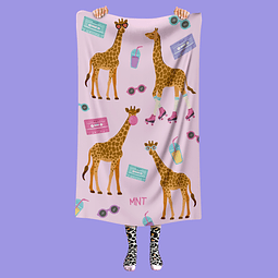 Toalla de Microfibra Jirafas