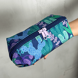 Cartuchera Rombo Cactus Morado