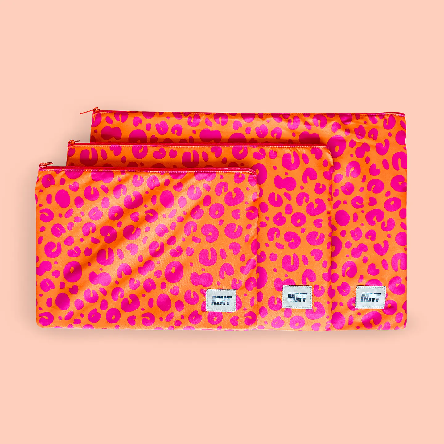 Kit Bolsas Viajeras Orange Leopard  2