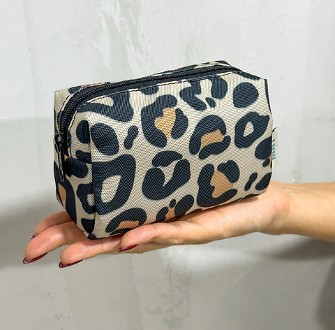 Cosmetiquera Mini Nude Leopard
