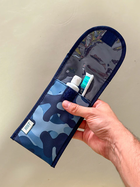 Portacepillos Blue Camo