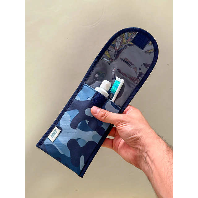 Portacepillos Blue Camo