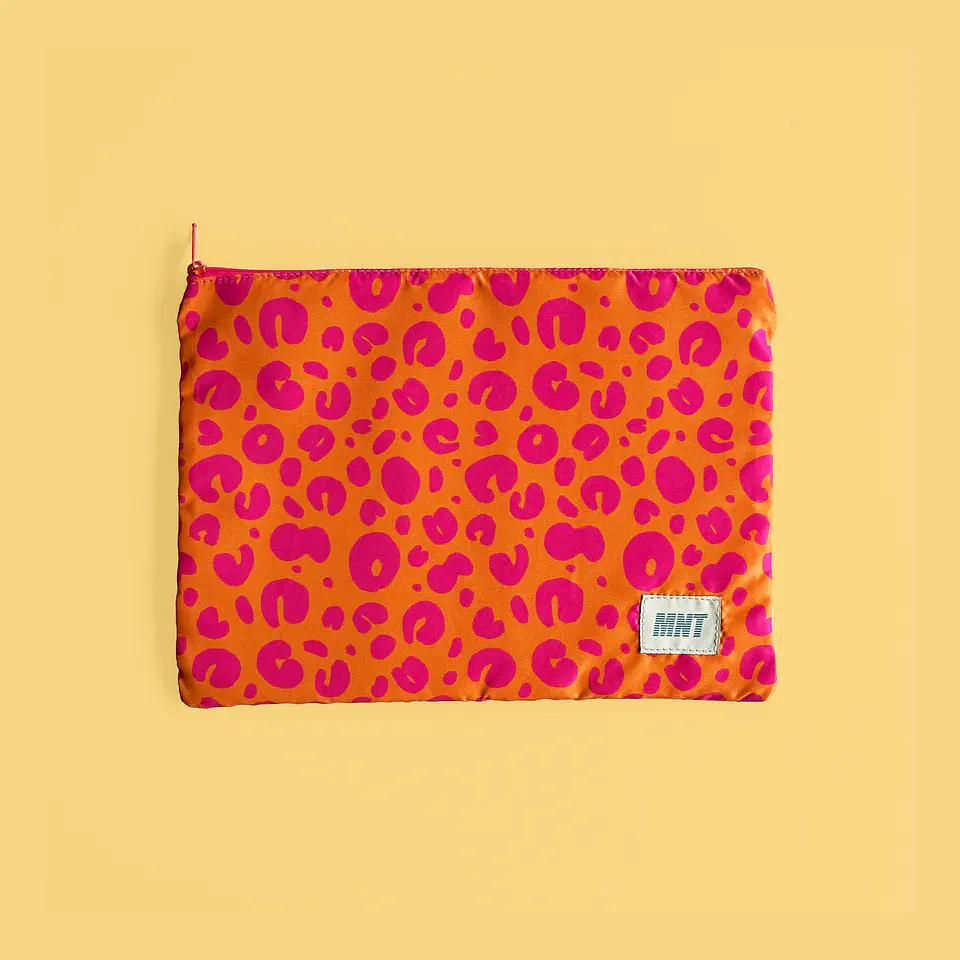 Bolsa Viajera Pequeña Orange Leopard 1