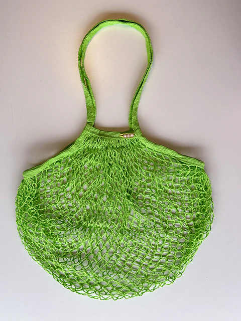 Bolsa en Malla Emma Verde Manzana