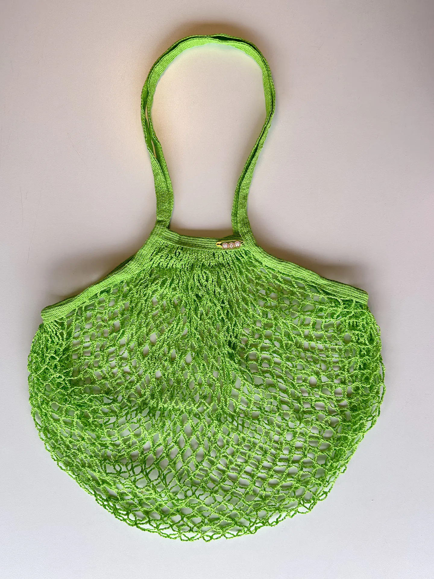 Bolsa en Malla Emma Verde Manzana 1