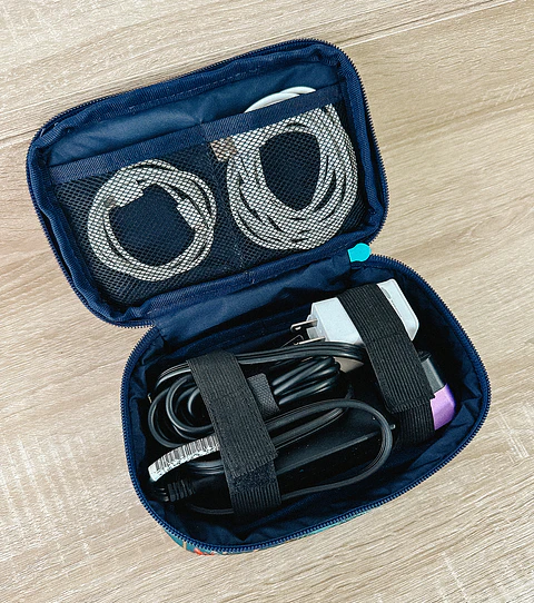 Organizador de Cables Pro Caribbean Waves Blueberry