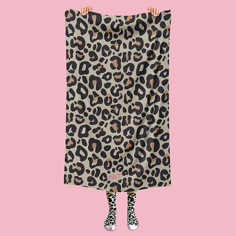 Toalla de Microfibra Nude Leopard