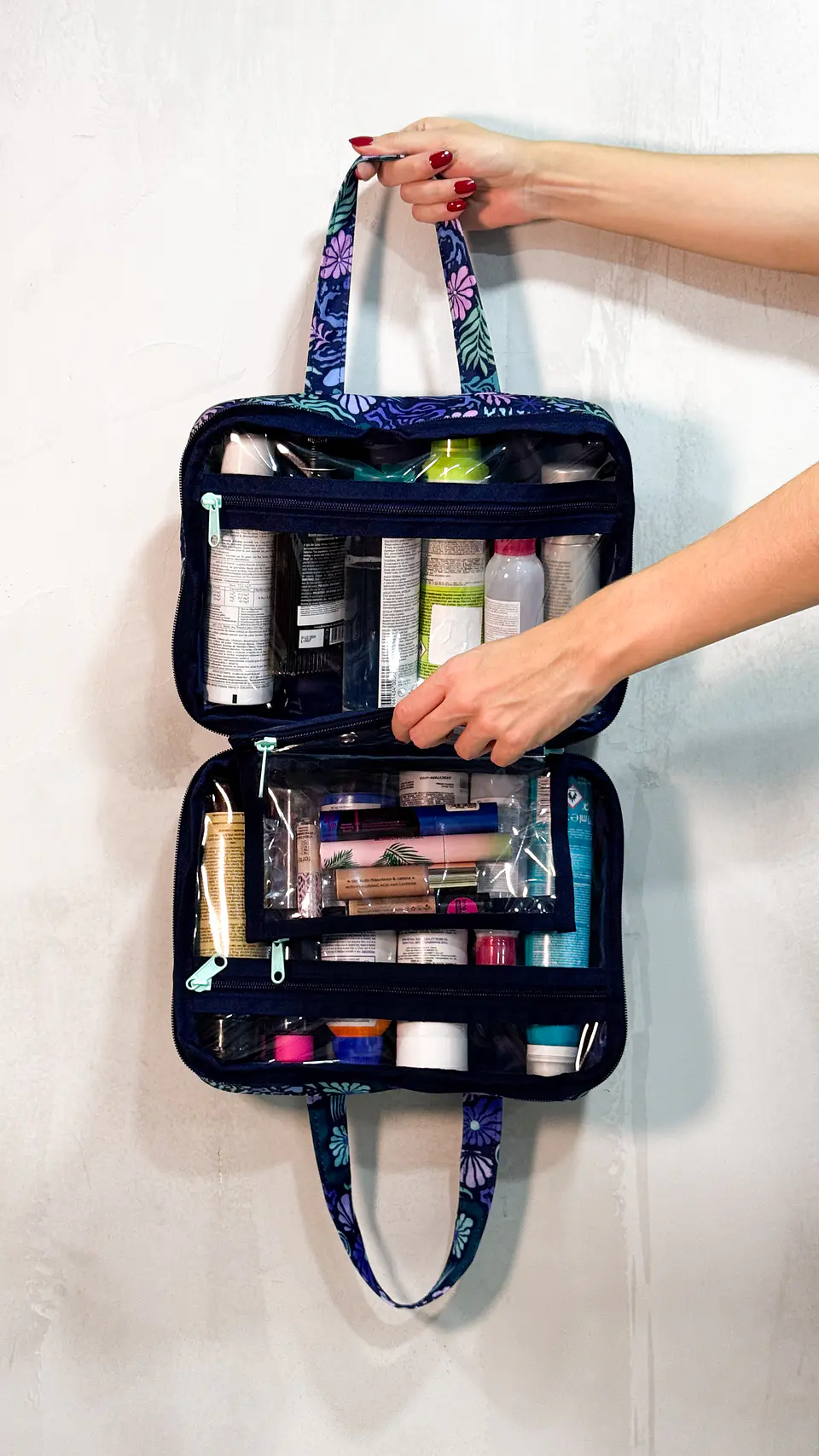 Organizador Múltiple Caribbean Waves Blueberry 3