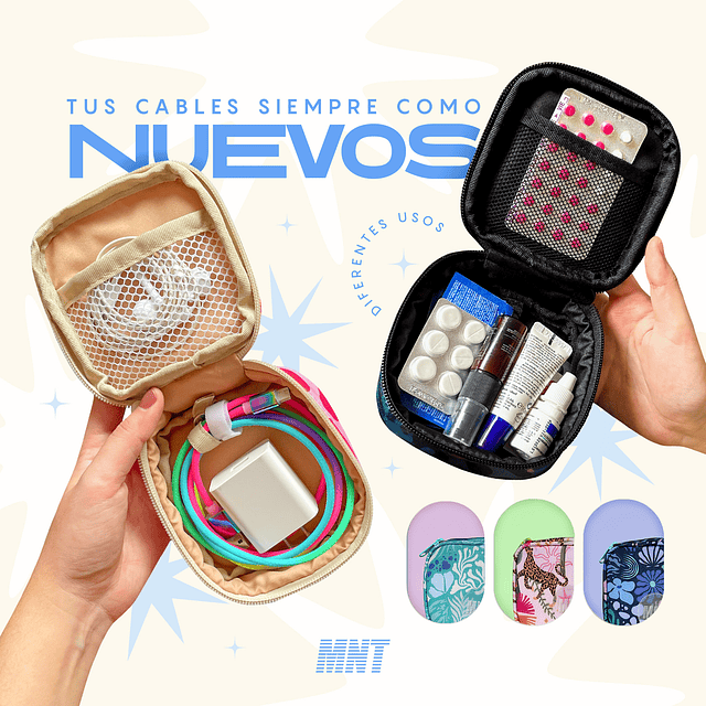 Organizador de Cables Cotton Candy