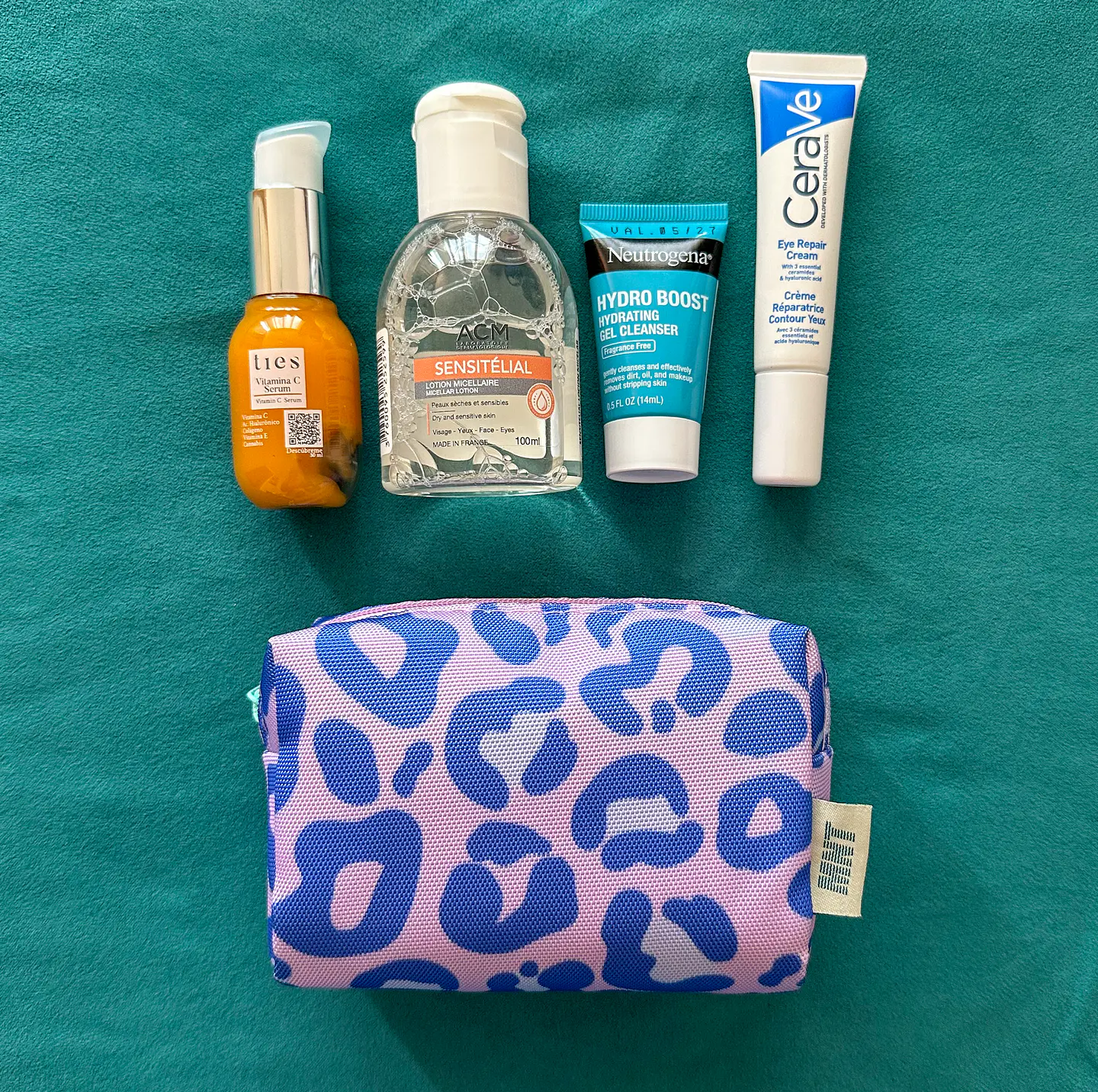 Cosmetiquera Mini Leopardo Lila 2