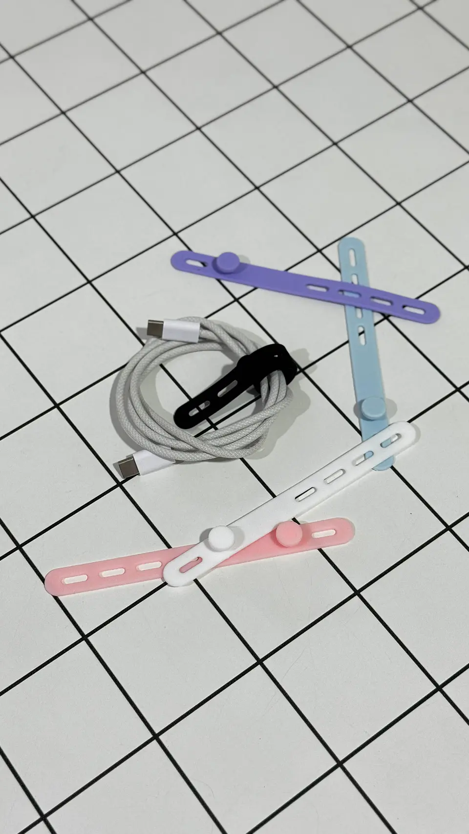 Sujetadores para Cables de Silicona Black 3
