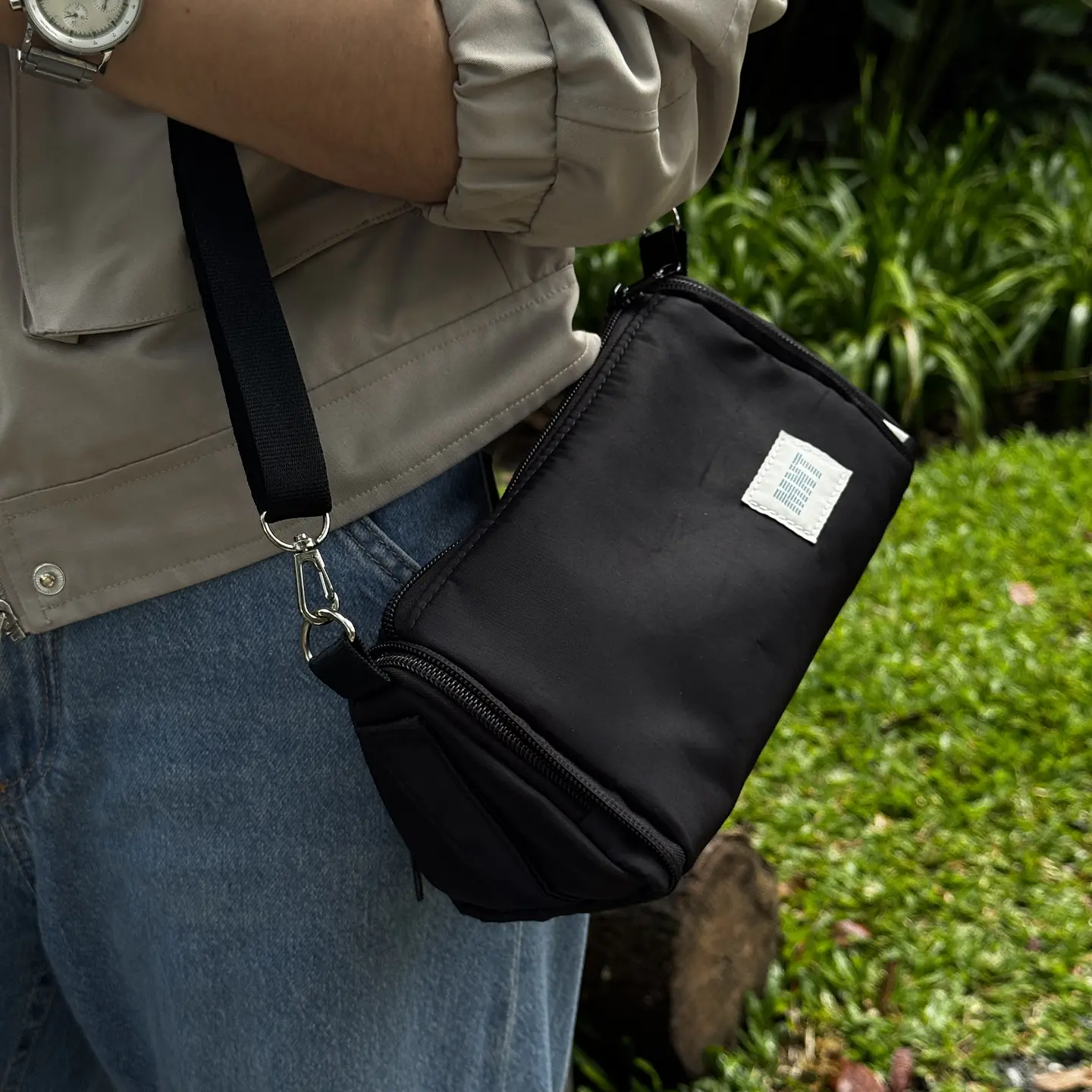 Bolso Charm Tech Black 2