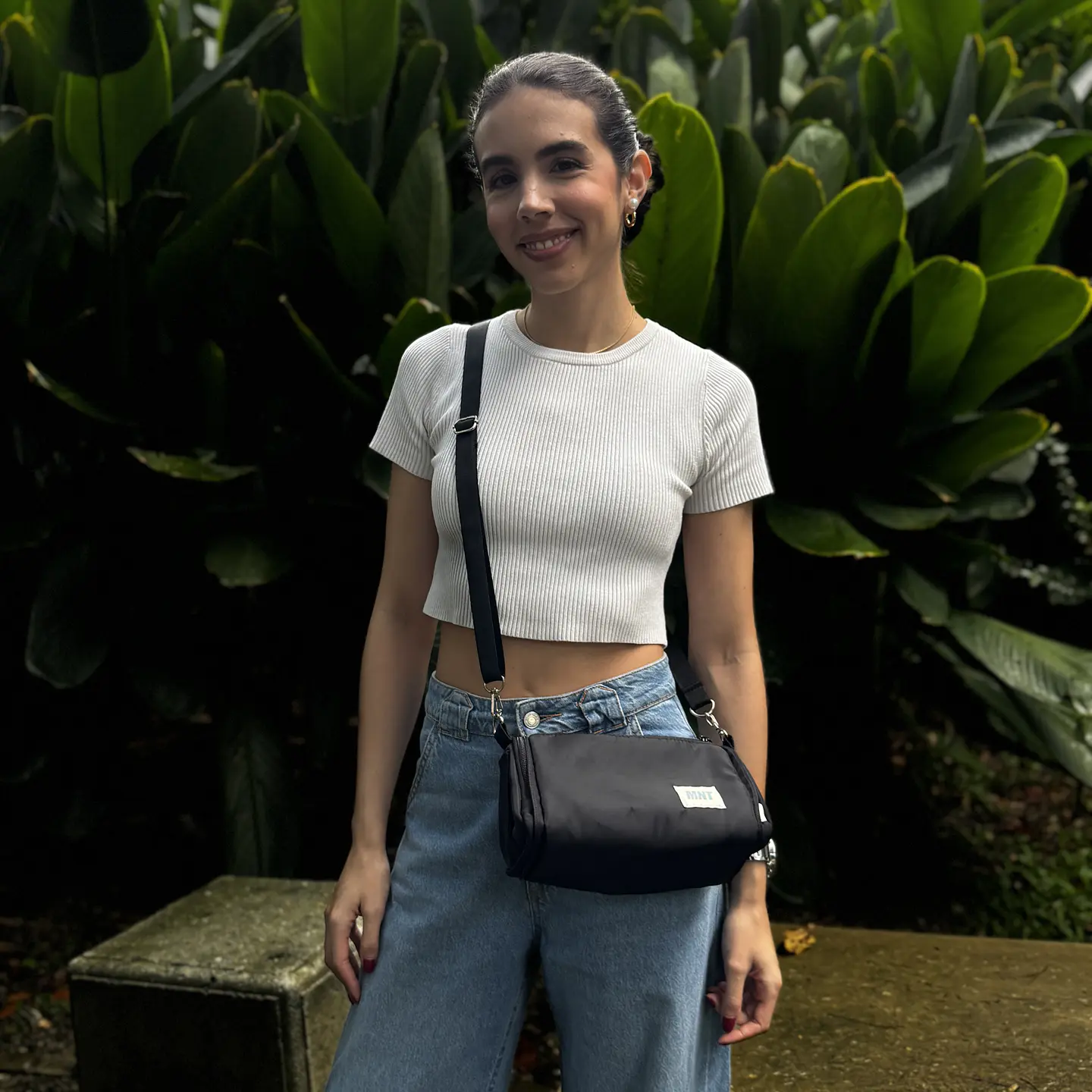 Bolso Charm Tech Black 12