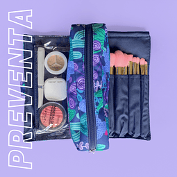 Super Cosmetiquera Cactus Morado