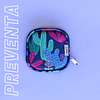 Portacables Abullonado / Mini Holder Cactus Morado