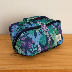 Cosmetiquera Rombo Cactus Morado / La más viral de TikTok