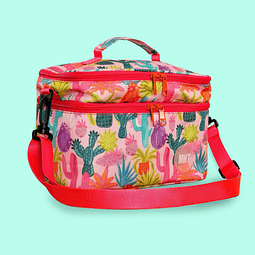Lonchera Doble Pink Cactus