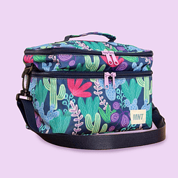 Lonchera Doble Cactus Morado