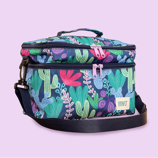 Lonchera Doble Cactus Morado