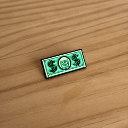 Pin metálico billete Bob