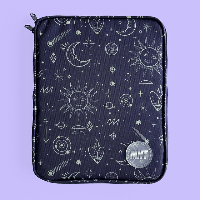 Estuche de 13" Sol y Luna (Perfecto para Ipad PRO de 12.9" o MacBook Air de 13")