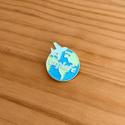 Pin Metálico Explore Mundo