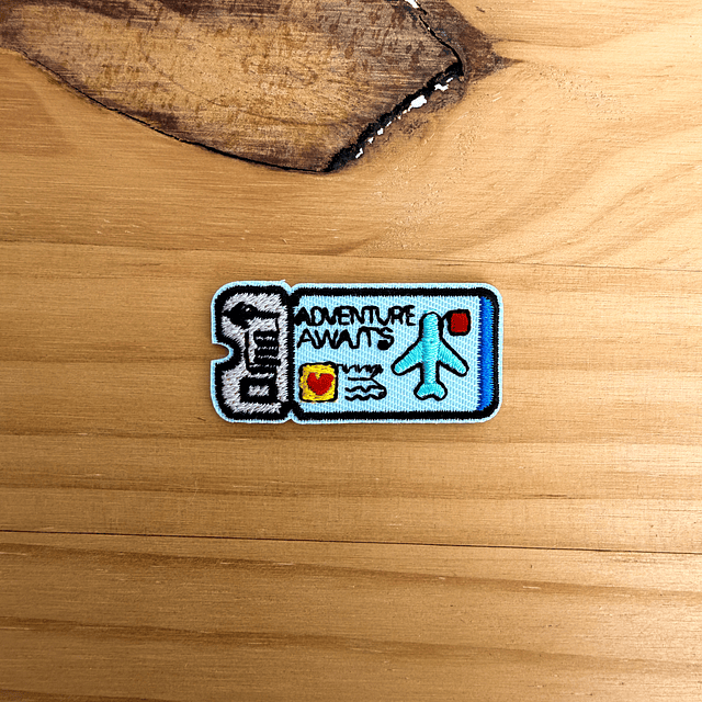 Parche termo adhesivo adventure awaits
