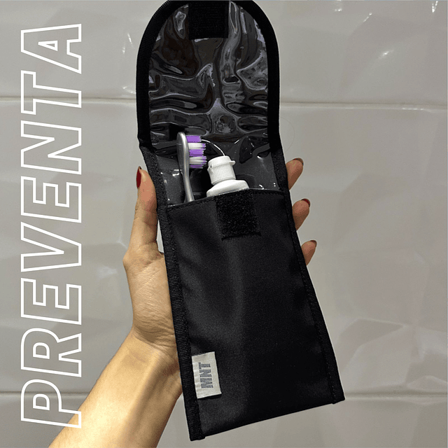 Portacepillos Tech Black