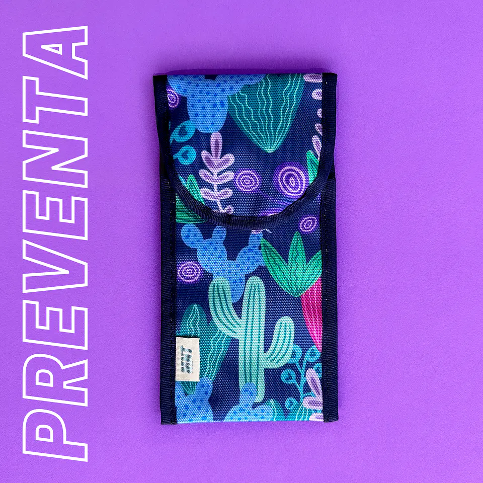 Portacepillos Cactus Morado 1