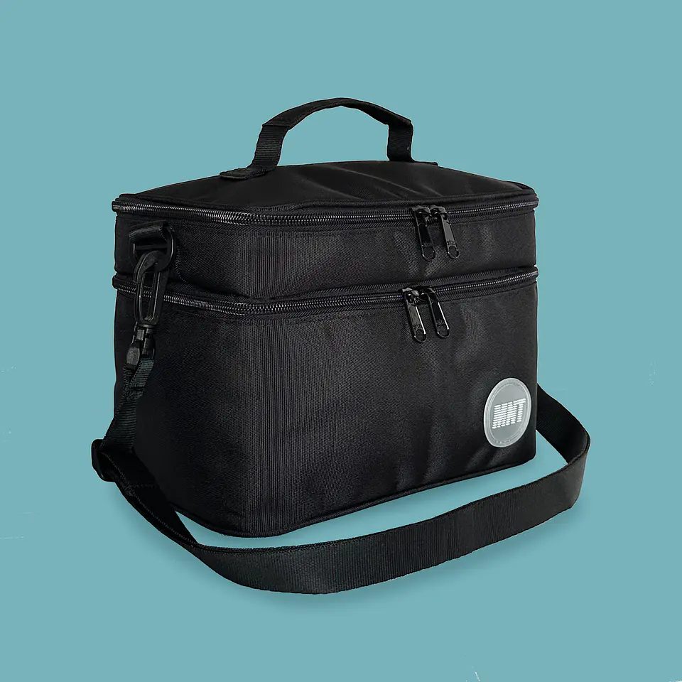 Lonchera Doble Full Black 1