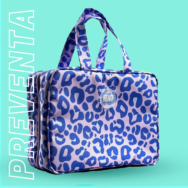 Organizador Múltiple Leopardo Lila