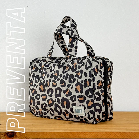 Organizador Múltiple Light Nude Leopard