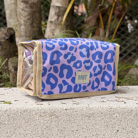 Organizador Triángulo Leopardo Lila