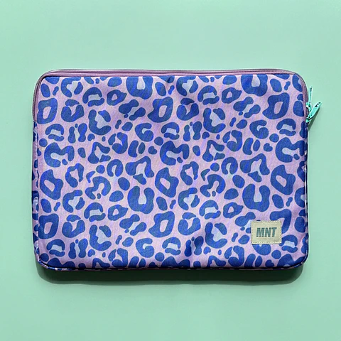 Funda Portátil 14" Leopardo Lila