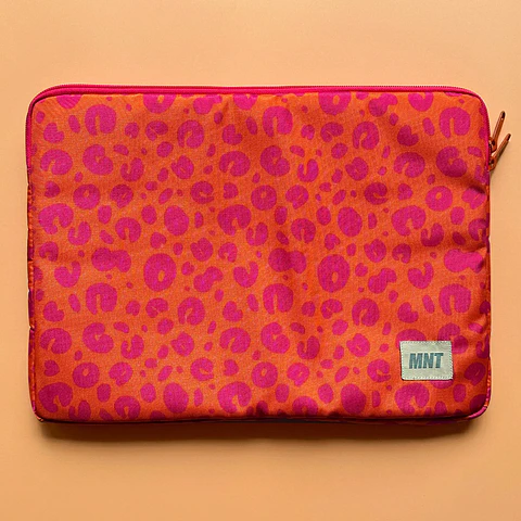 Funda Portátil 16" Orange Leopard