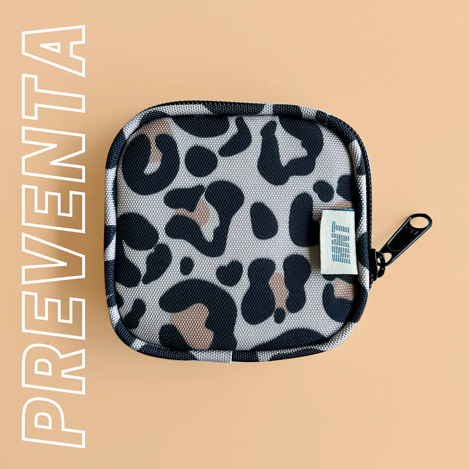 Portacables Abullonado / Mini Holder Nude Leopard 1