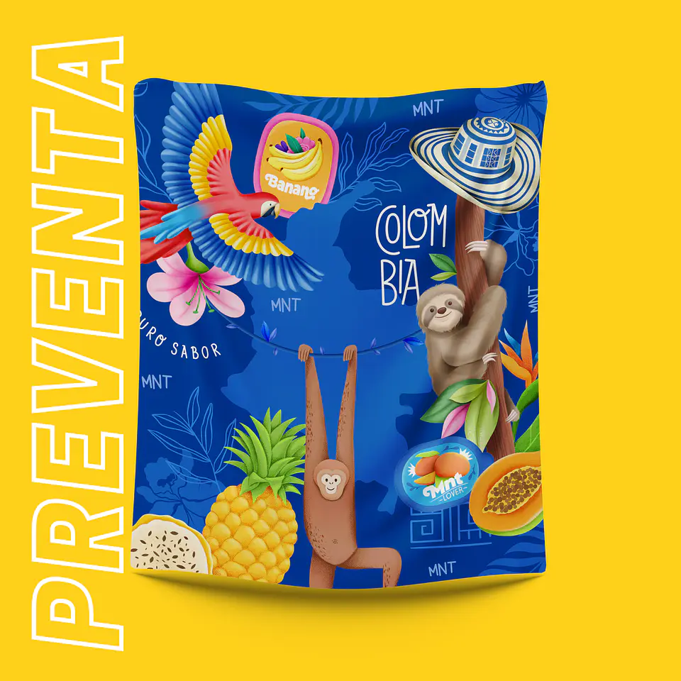 Toalla de Microfibra Pocket Colombia Puro Sabor 1