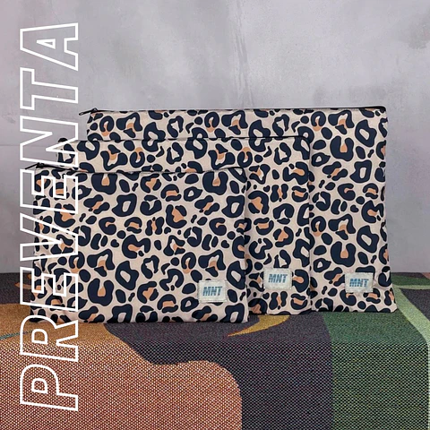 Kit Bolsas Viajeras Nude Leopard