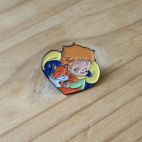 Pin Metálico Principito Abrazo