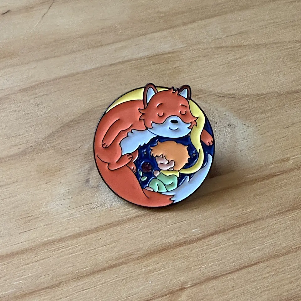 Pin Metálico Zorro Principito  1