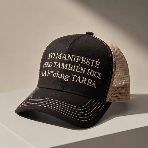 Gorra Trucker “Yo Manifesté, Pero También Hice la F*ckng Tarea”