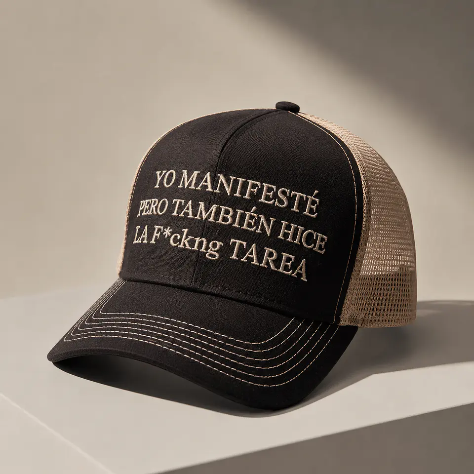 Gorra Trucker “Yo Manifesté, Pero También Hice la F*ckng Tarea” 1