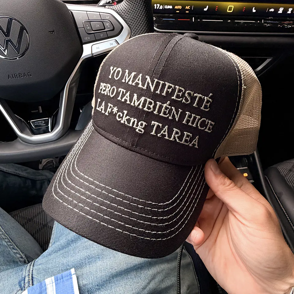 Gorra Trucker “Yo Manifesté, Pero También Hice la F*ckng Tarea” 4